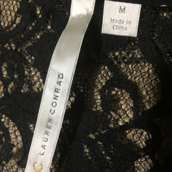 LC Lauren Conrad Black Button Down Top - Picture 5 of 6